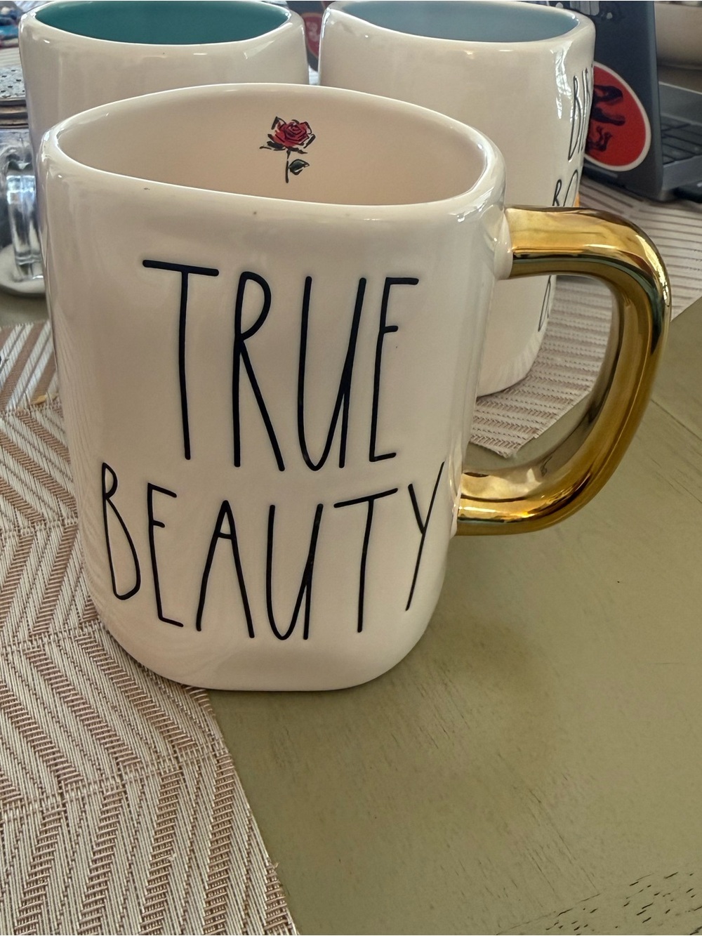 Rae Dunn ‘True Beauty’ Disney Princess Mug | Artisan Collection by Magenta
